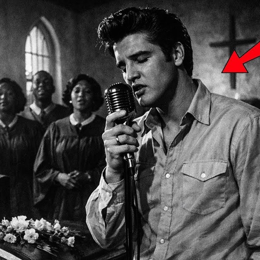Elvis Sang GOSPEL at His Mother’s Funeral — His Voice Cracked… Then EVERYTHING CHANGED D