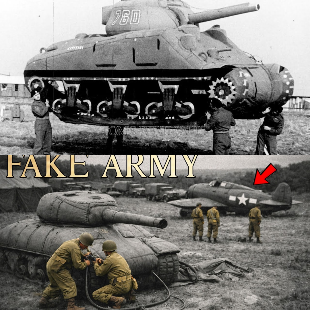 The Fake Army That Fooled Hitler – Their Weapons Were Rubber Tanks and Sound Effects