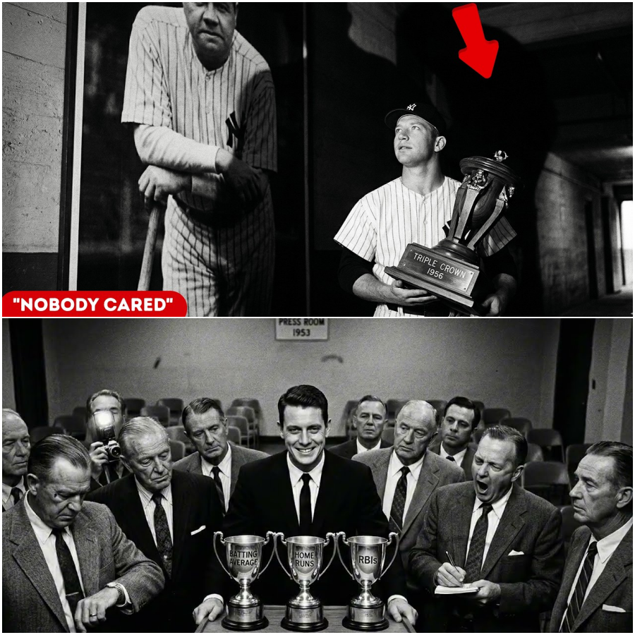 “Mickey Mantle’s Triple Crown Should Have Made Him A Legend — Instead He Cried Alone”
