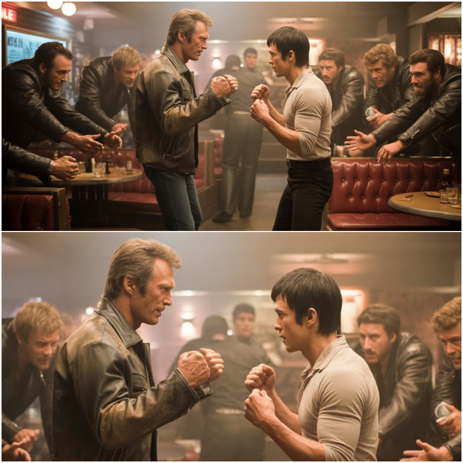 8 Bikers Called Bruce Lee Slur in Front of Clint Eastwood — 4 Minutes — All Hospitalized