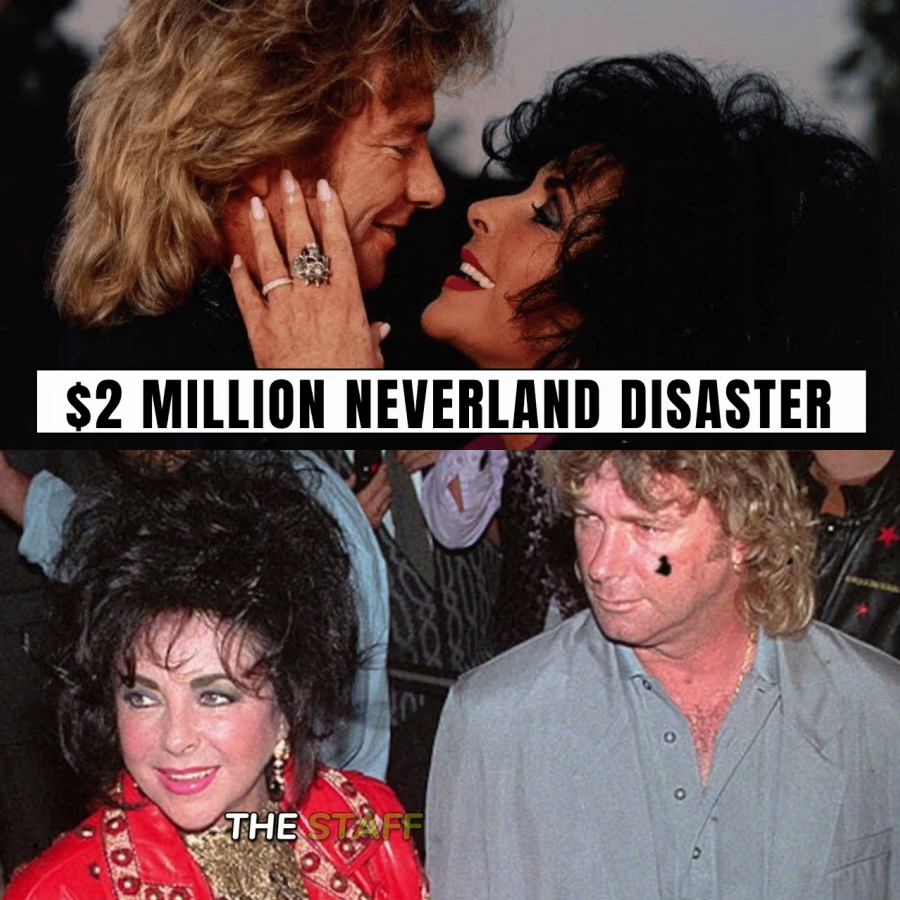 Elizabeth Taylor Married Construction Worker At Neverland Ranch. 13 Helicopters Circled Overhead.