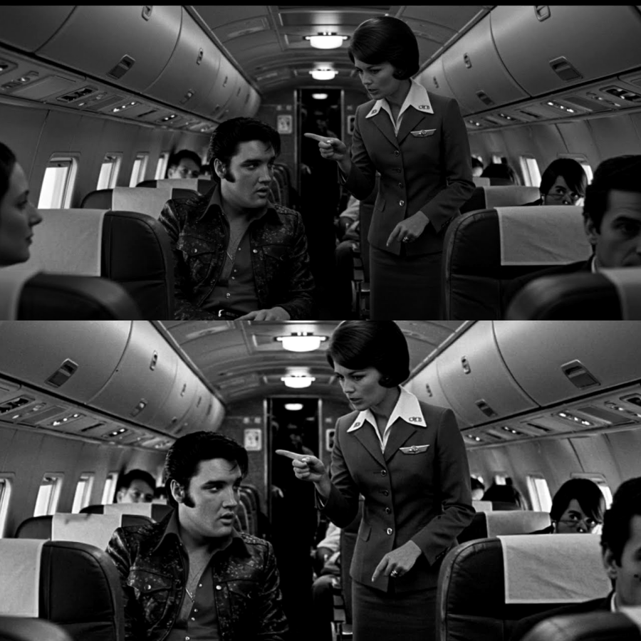 ELVIS PRESLEY é barrado na primeira classe – 30 minutos depois, ele demite toda a tripulação.