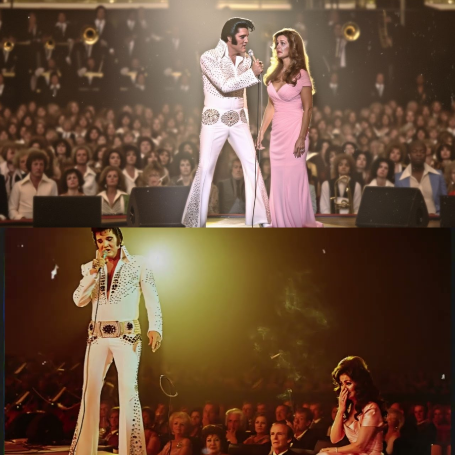 Elvis Stopped Mid-Performance When He Saw Priscilla Crying — The Arena Went Silent