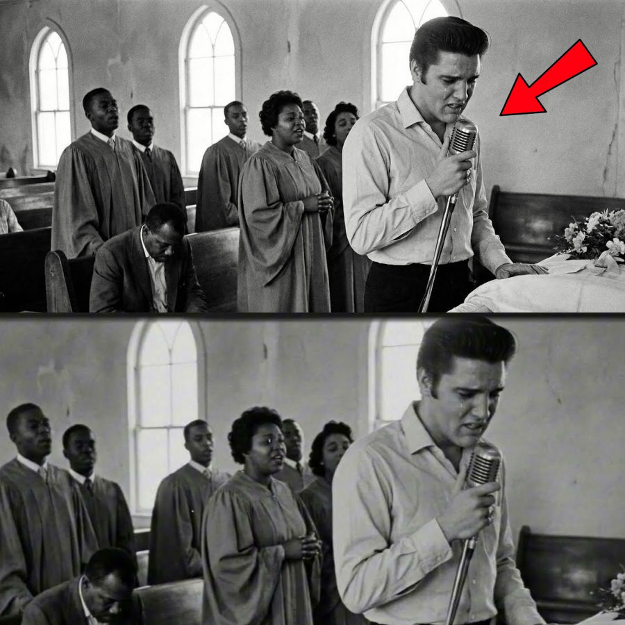 Elvis Sang GOSPEL at His Mother’s Funeral — His Voice Cracked… Then EVERYTHING CHANGED 