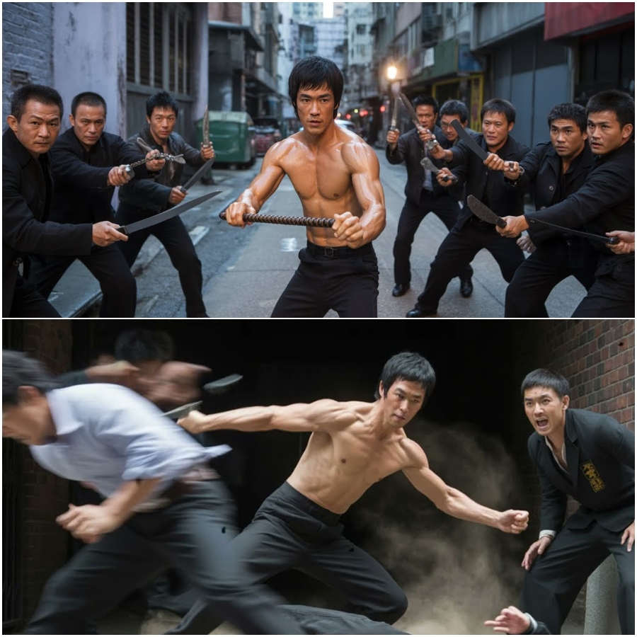 Hong Kong Triad Put a Hit on Bruce Lee—He Fought 8 Assassins in an Alley—Only Bruce Walked Out Alive