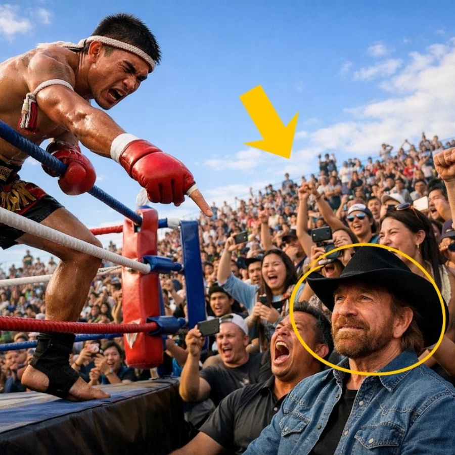 Undefeated Muay Thai Champion Picked a Man — Didn’t Know It Was Chuck Norris, Everyone Booed Bruce