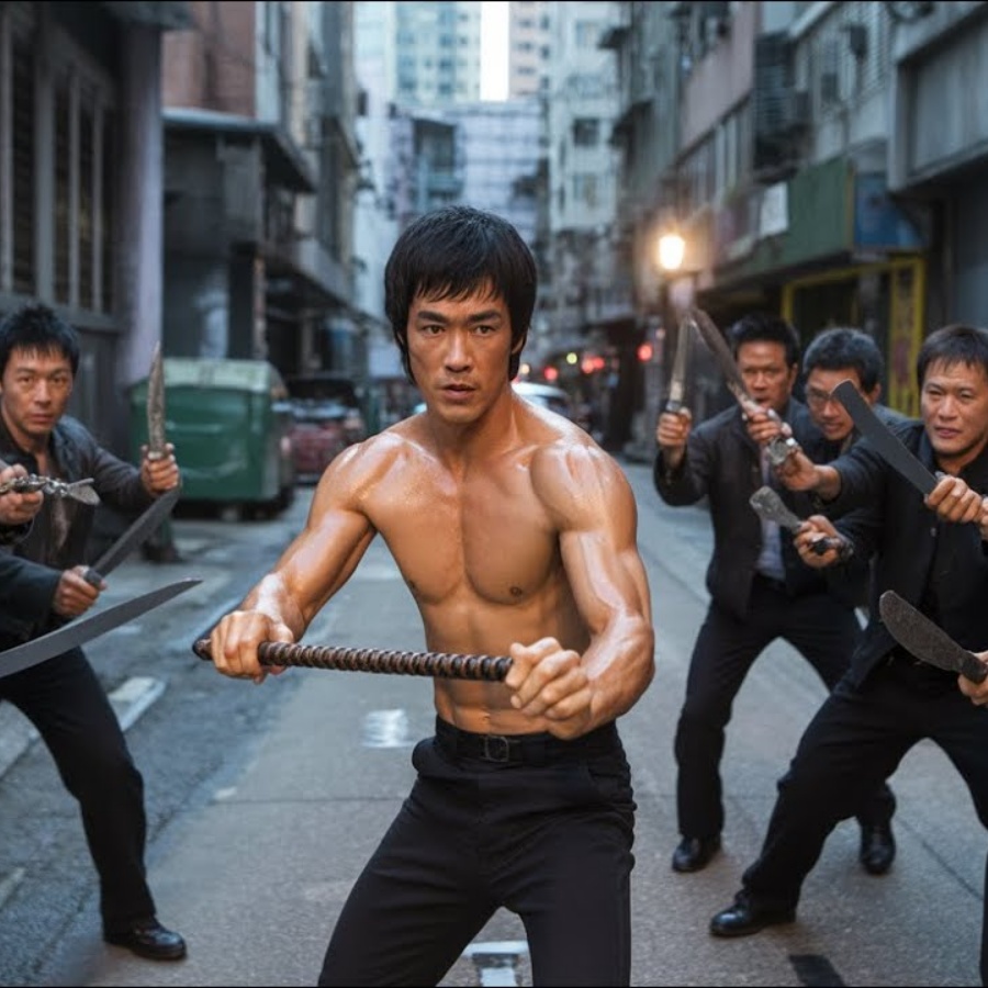Hong Kong Triad Put a Hit on Bruce Lee—He Fought 8 Assassins in an Alley—Only Bruce Walked Out Alive