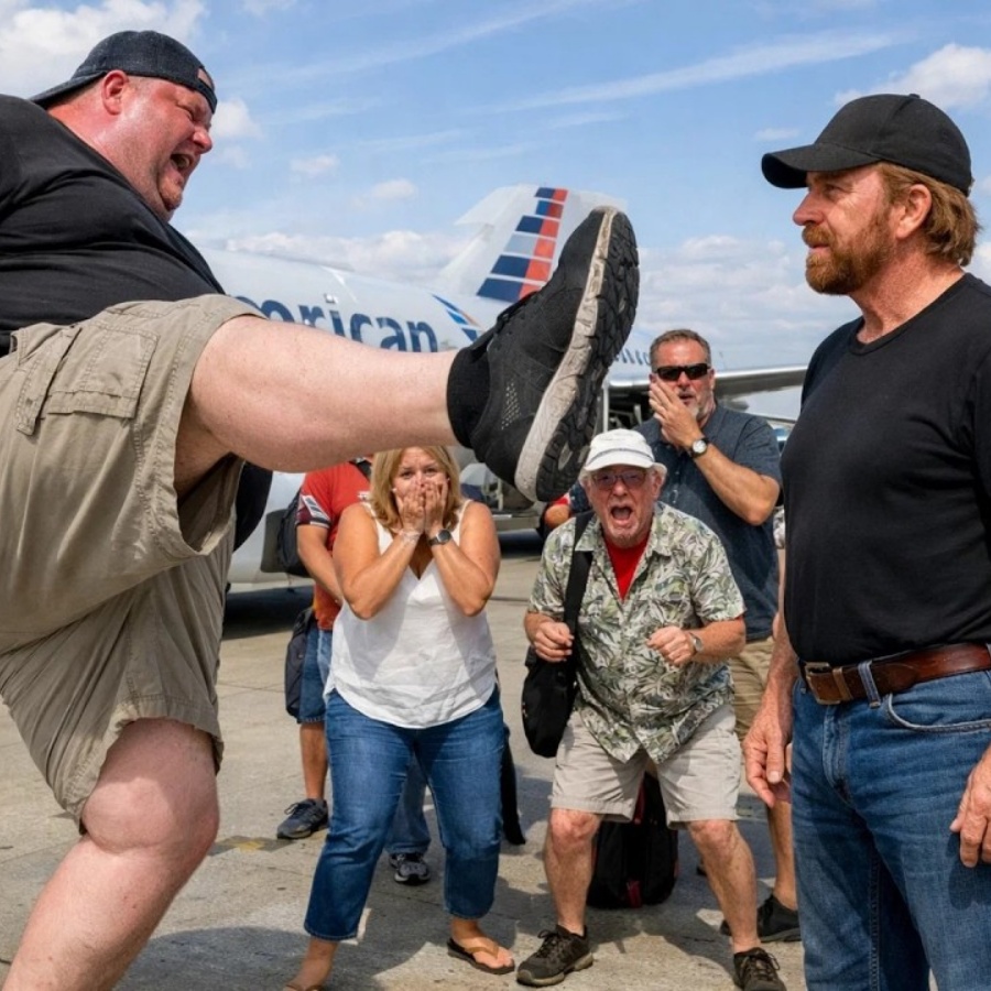 265 lb Bodybuilder Racist Insults Chuck Norris — 5 Seconds Later Out of Breath