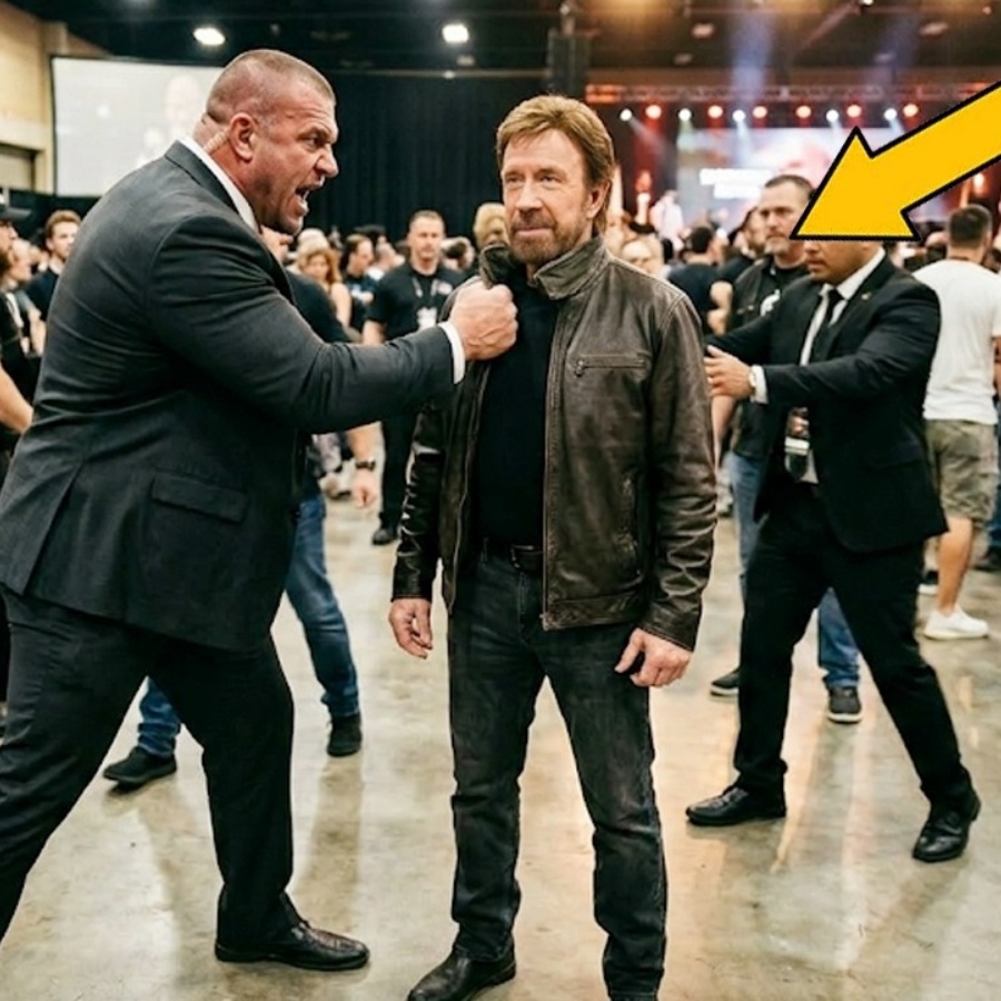 A 159kg bodyguard attacked Chuck Norris backstage — surprisingly…