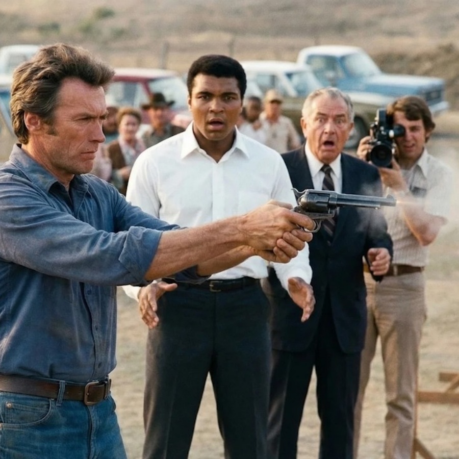 Muhammad Ali Mocked Clint Eastwood’s Gun Skills as ‘Movie Magic’—Then Learned He Was a REAL Marksman