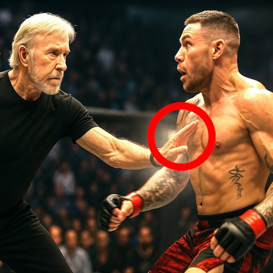 MMA Fighter Insults a War Vet in the Ring – Chuck Norris Climbs In and Unleashes Hell