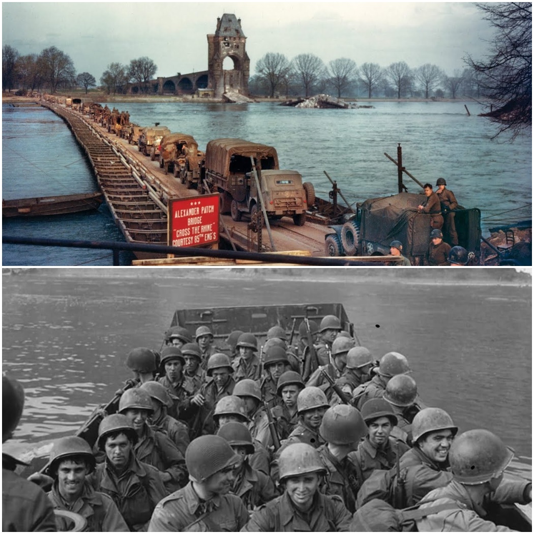 Patton Crossed the Rhine at Oppenheim Without a Shot German Commander Hanged Himself That Night D