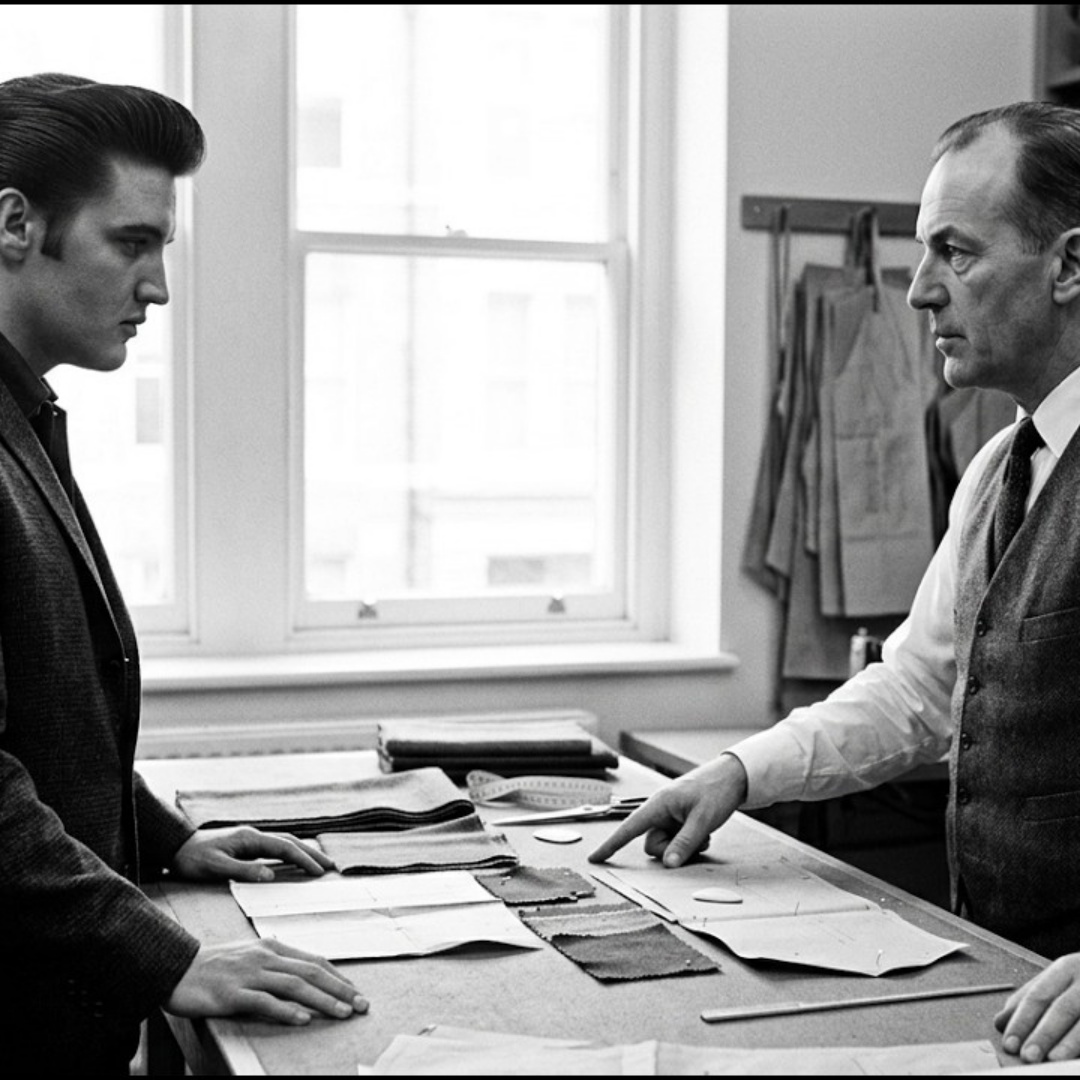 Elvis Walked Into a Tailor Shop With a Secret in His Pocket — The Tailor Had No Idea