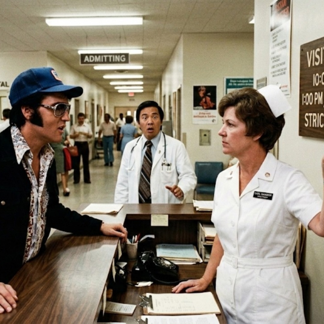 Receptionist told Elvis ‘rules apply to everyone’ and REFUSED him—what happened next changd HOSPITAL
