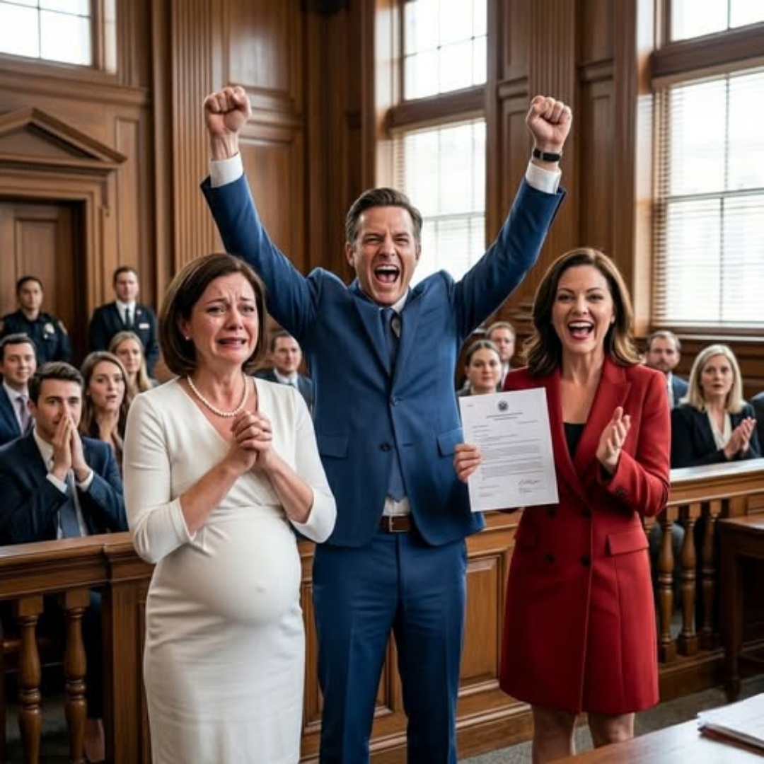 I was eight months pregnant when my billionaire husband leaned back in court, smirked, and said, “You’ll leave with nothing, Allison.” He saw my pregnancy as a weakness and believed the prenup had already decided my fate. But then my lawyer stood up and uncovered a clause his entire family had hoped I’d never discover. In that moment, his confidence shattered—and everything changed.
