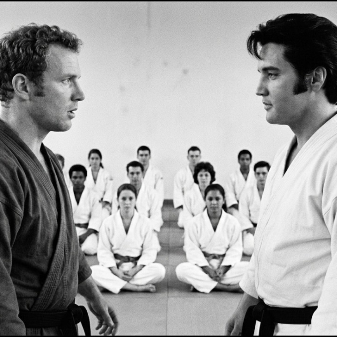 A Karate Instructor Pointed at the New Student to Demonstrate — The Room Went Silent – It was Elvis