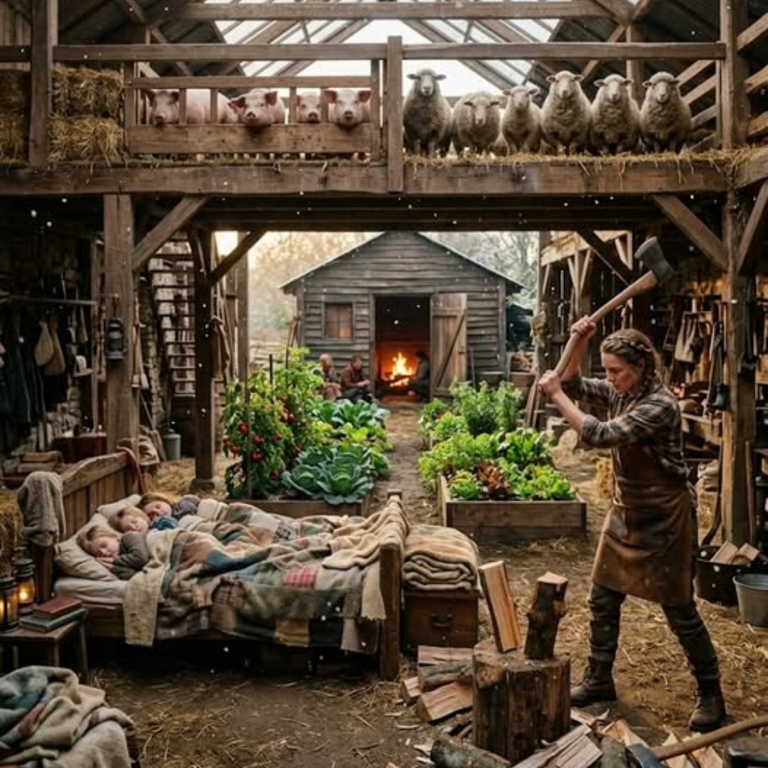 People mocked her for building a barn above her cabin—but when winter arrived, they ended up on their knees, begging her for help.