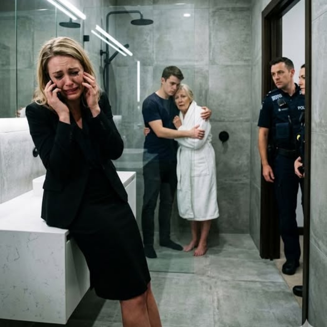 I came home sooner than expected, heard the water running behind the door, and when I stepped into the bathroom, I saw the moment that shattered my life. I didn’t shout or break down—I simply closed the door and let the silence say everything.