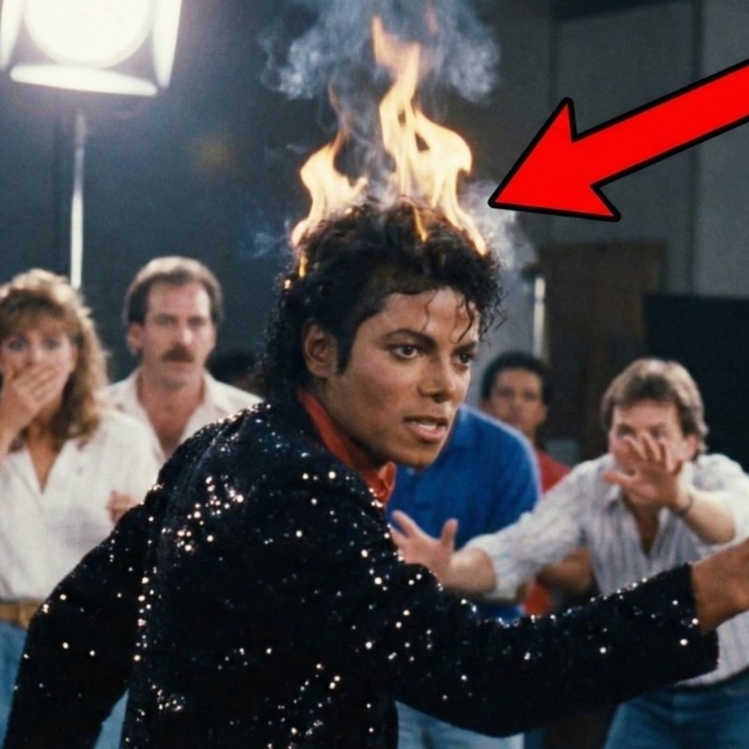 Michael’s Hair Caught Fire on the Pepsi Set – What He Did Before Cameras Stopped SHOCKED the Crew