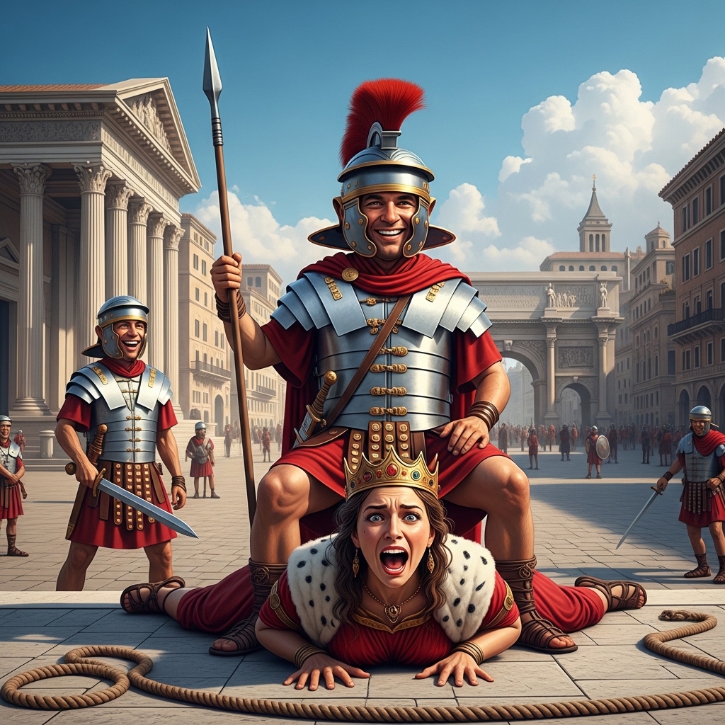 The Shattered Crown: The Brutal Eight-Month Preparation of Captured Queens for Rome’s Triumph Parade