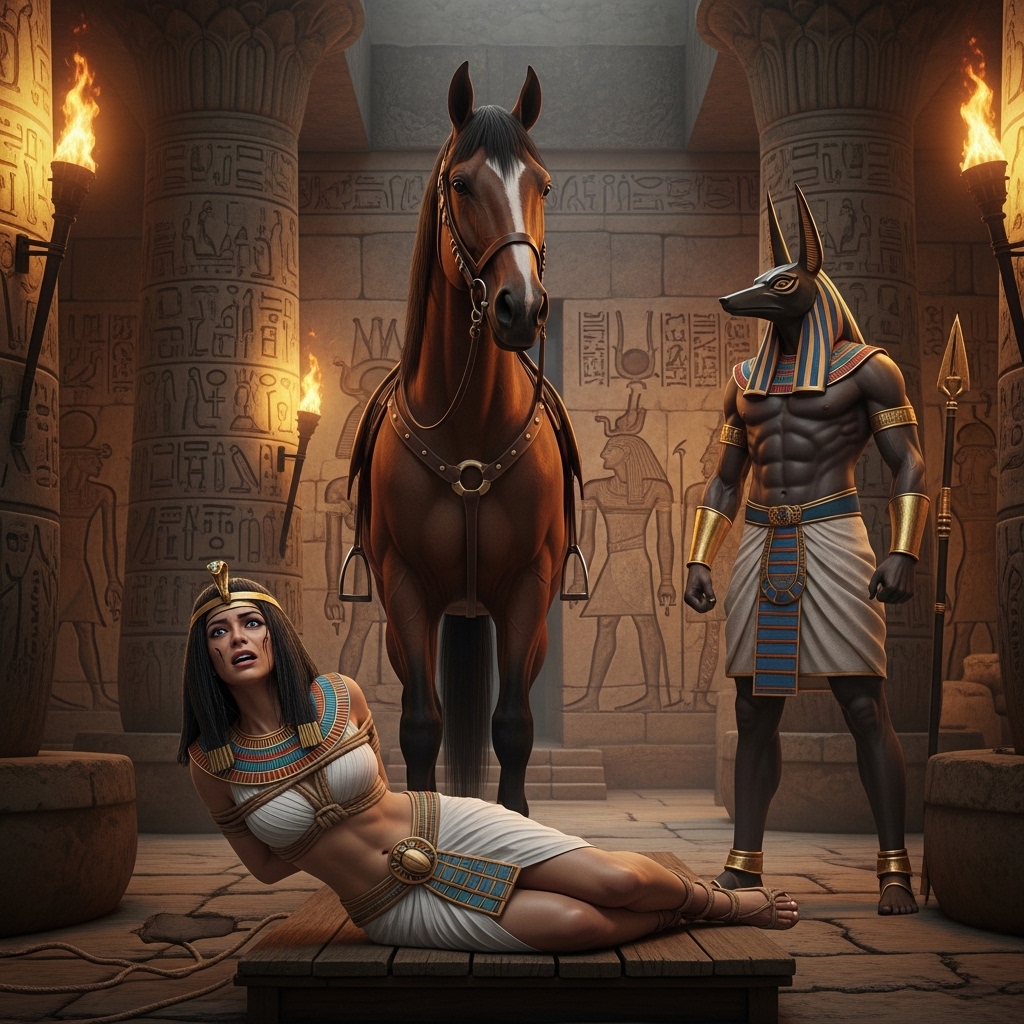 Behind the Golden Mask: The Terrifying Systematic Exploitation of Ancient Egypt’s Temple Virgins