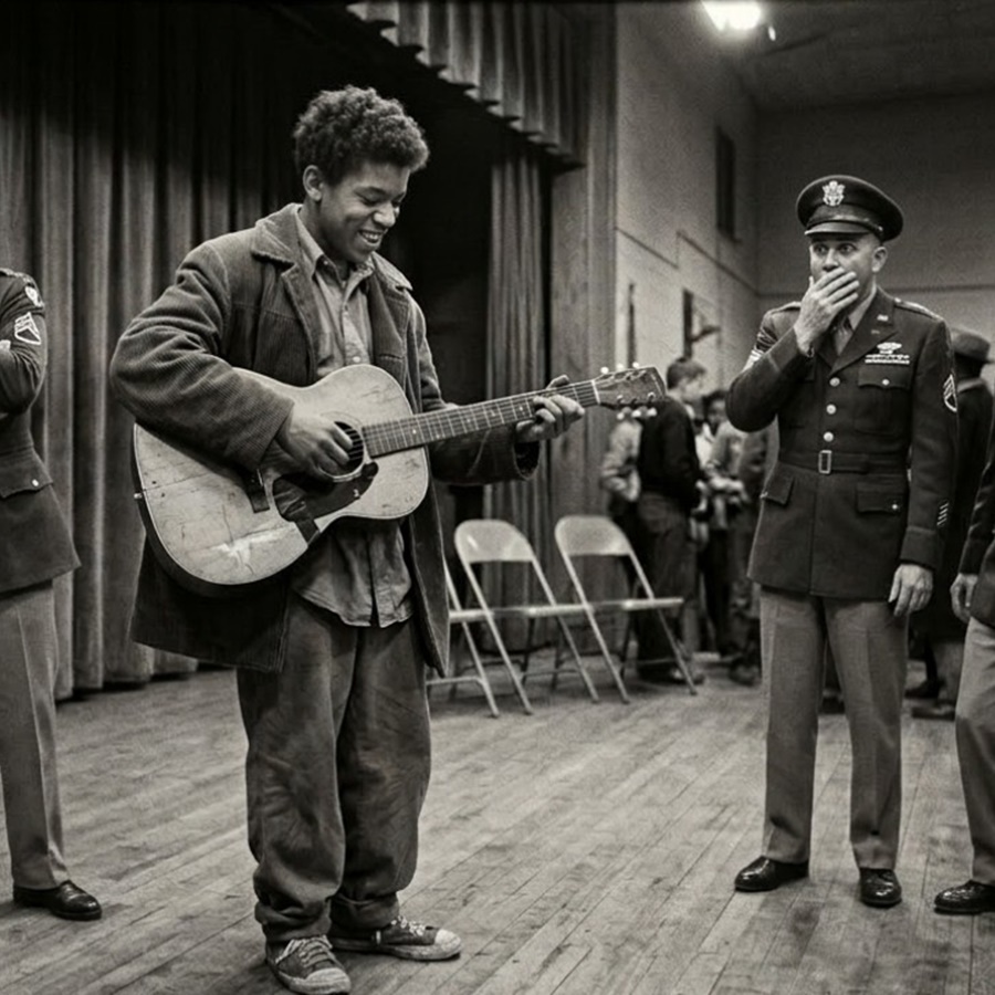 Officers Told 15-Year-Old Jimi “You Can Barely Hold That Guitar”—What He Did Made Them STAND D