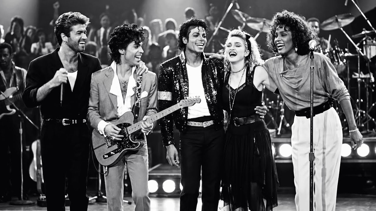 Michael Jackson, Prince, Madonna, Whitney & George Michael — United for a Charity Night D