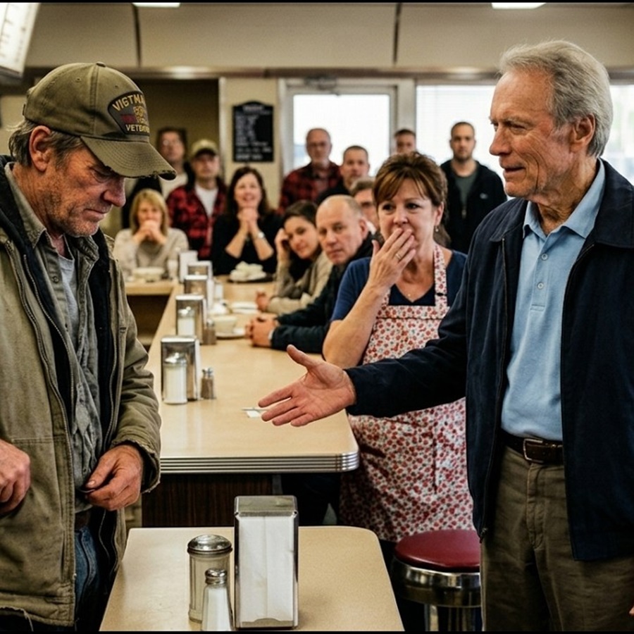 Homeless Vet Counted Coins for COFFEE—Turned Away—What Clint Did Made That Veteran CRY D