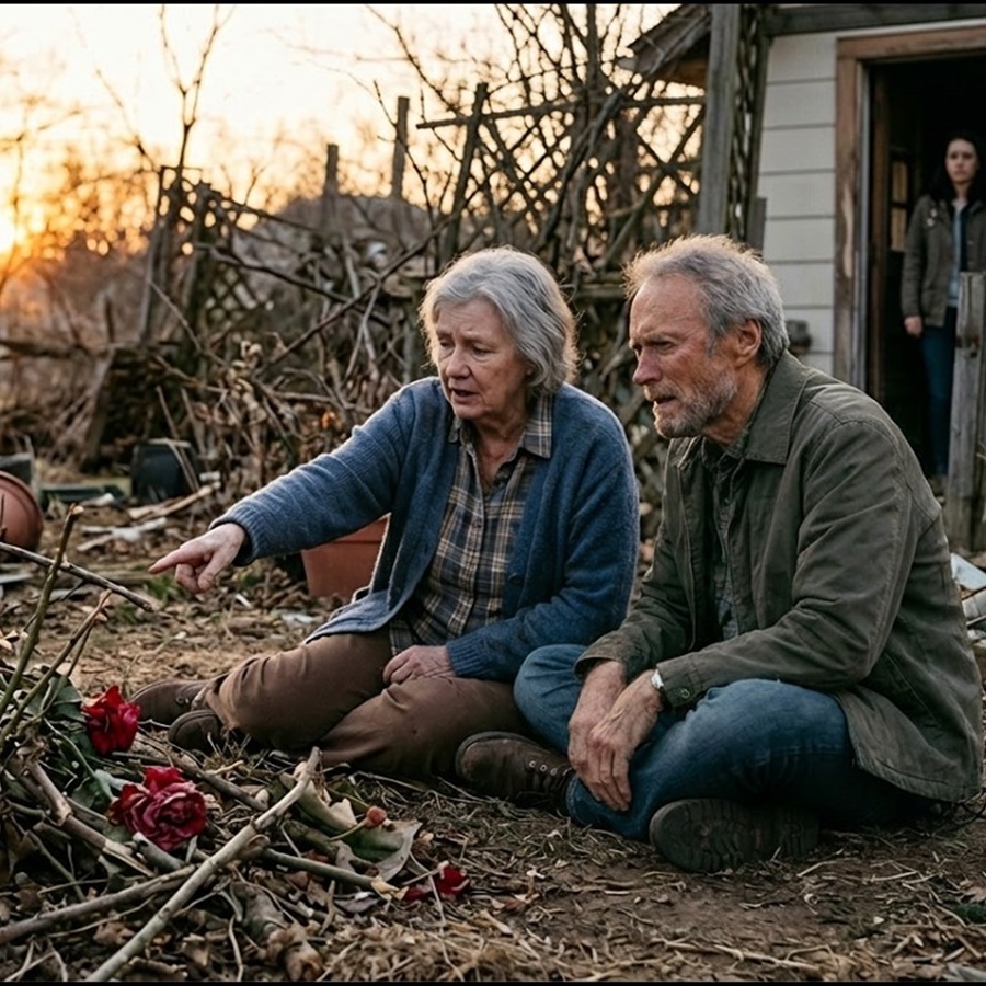 Destroyed 47 Roses Widow’s Husband Planted Before Cancer Took Him—What Clint Built Was Pure Heart D