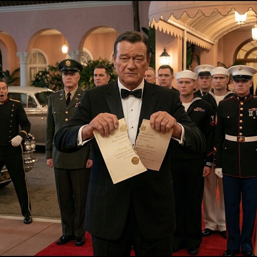 John Wayne Saw a Group of Veterans Denied Entry to a VIP Gala—What He Did with His Own Invitation S