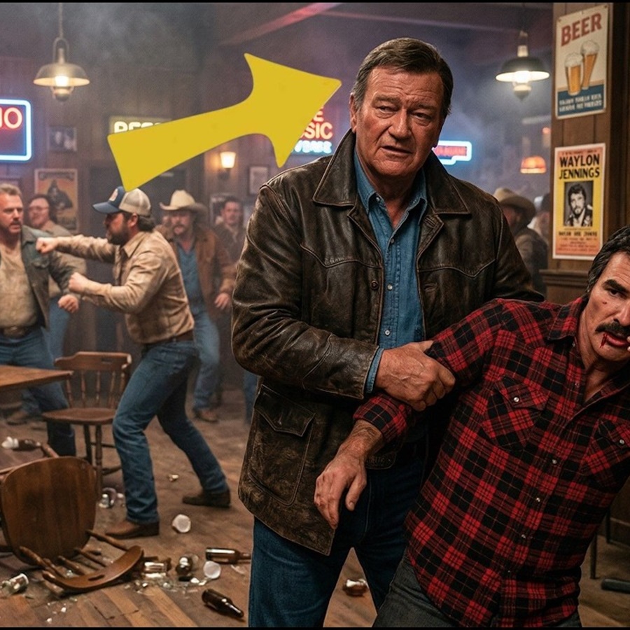 John Wayne Jumped Into a Bar Fight to Pull Young Burt Reynolds Out—The Night He Saved Hollywood D