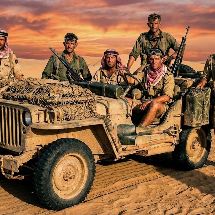 “3 Months Without a Trace” — The British Desert Unit That Invented US Special Forces Do Today D