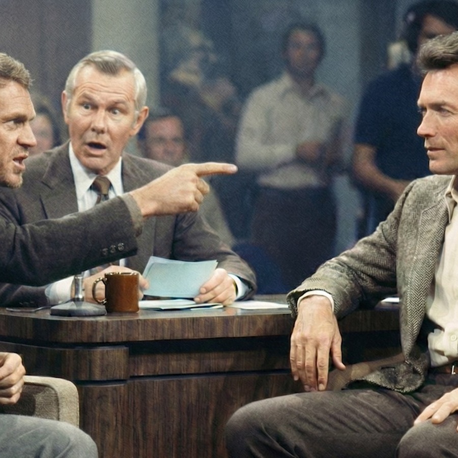 50 Million People Watched Steve Mcqueen Attack Clint Eastwood – Nobody Expected What Happened Next D
