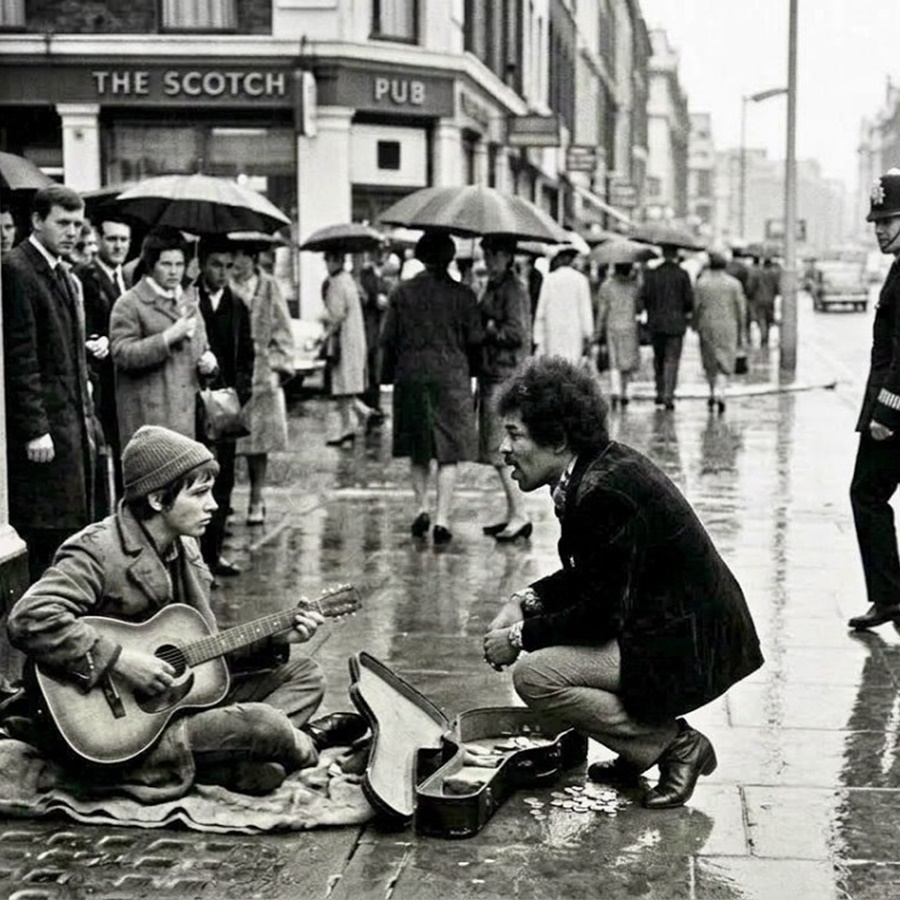 Jimi Hendrix Heard Street Kid Play ‘Purple Haze’ — Then Realized He’d STOLEN His Guitar 2 Years Ago D