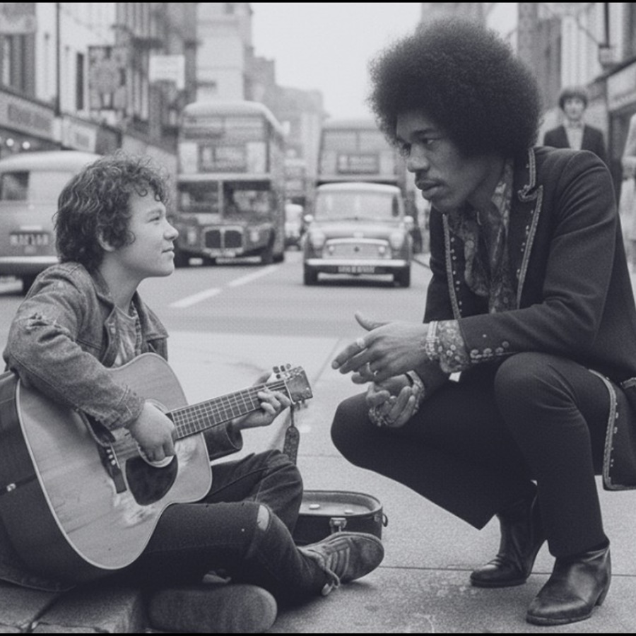 Jimi Hendrix Heard a Kid Playing His Song on a BROKEN Guitar—His Response Left Everyone CRYING D