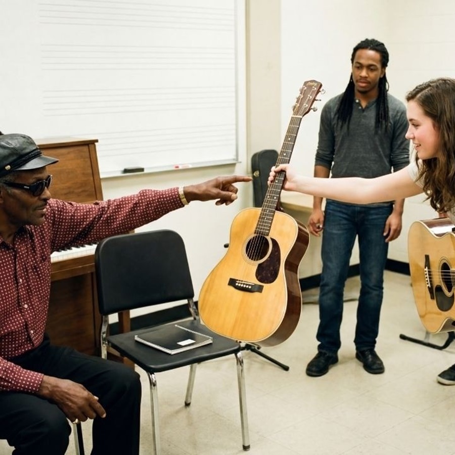 Chuck Berry sat unrecognized—coach said “show us,” seconds later everything changed! d