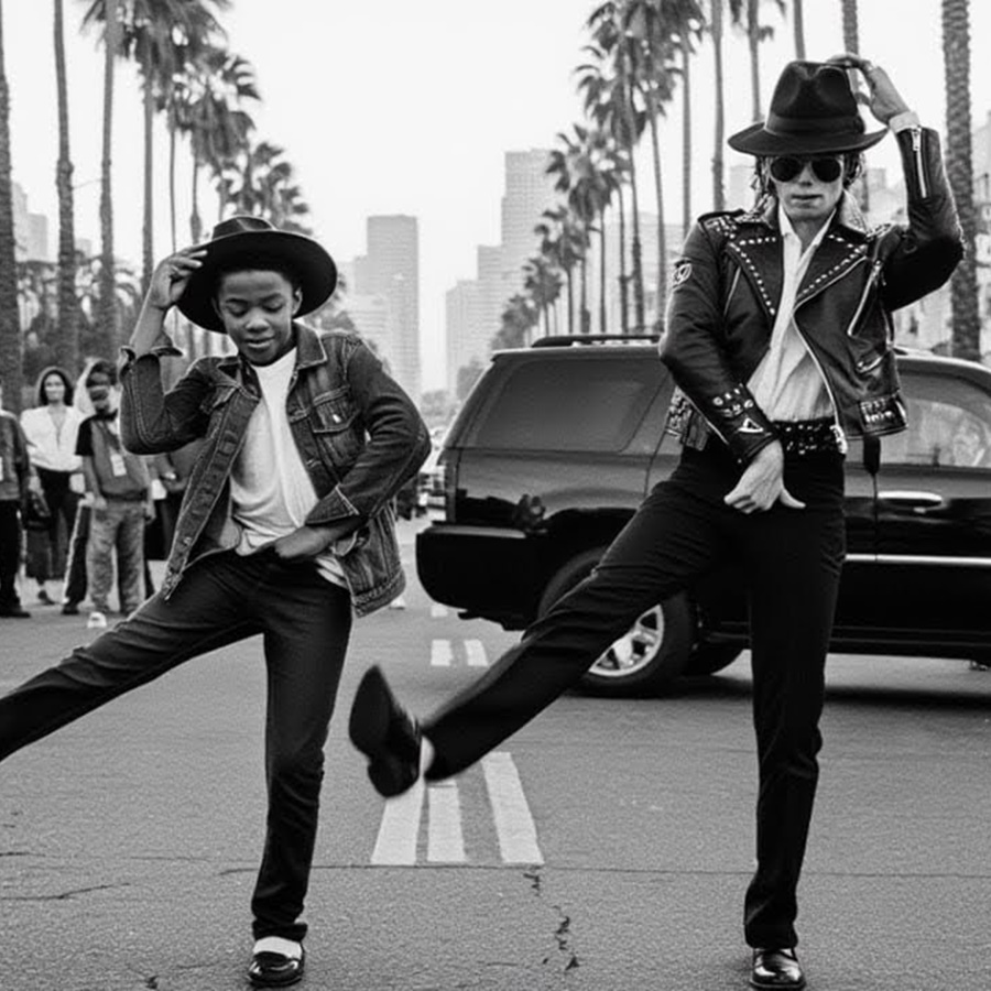Street Kid Dances to “Smooth Criminal” — Then Michael Jackson Suddenly Appears D