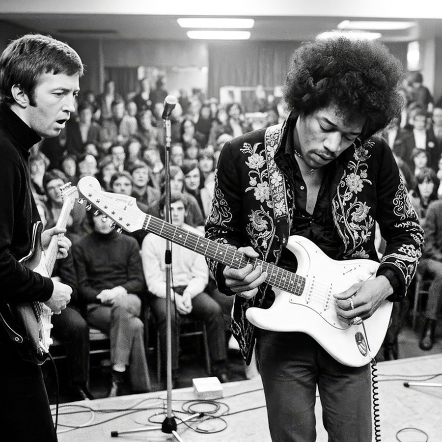 Eric Clapton and Pete Townshend ARGUED ‘I’m The Best’— Jimi Picked Up a Guitar and NEITHER RECOVERED D
