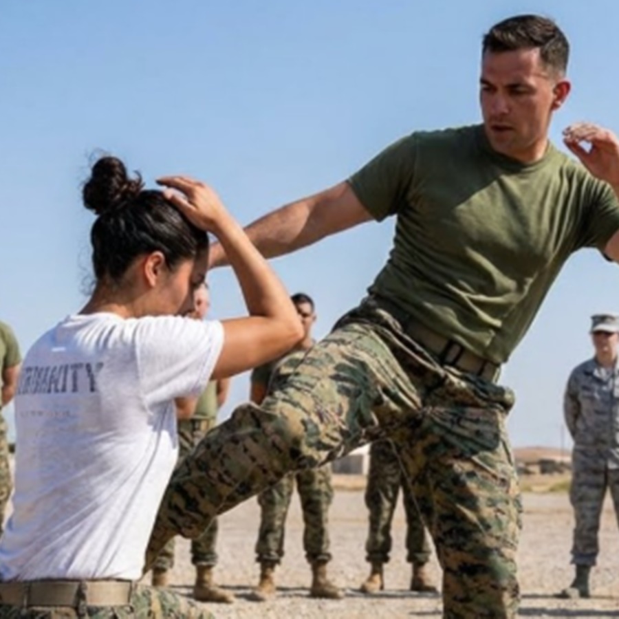 “Kneel before me!” They forced her down—until she shattered both their legs in front of 282 Navy SEALs. D
