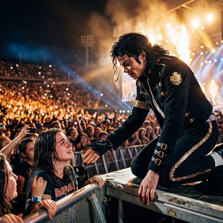 Michael Jackson STOPPED Bucharest Concert For Crying Woman — What She Whispered Left 70,000 In TEARS D