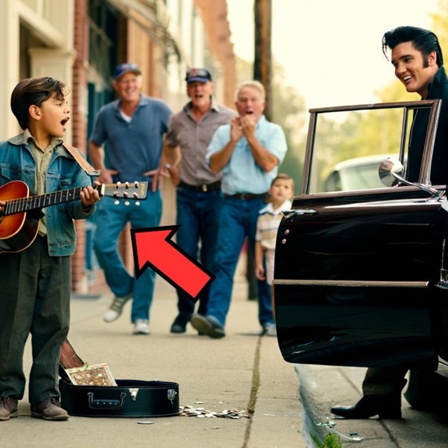 Street Kid Singing “That’s All Right” — Then Elvis Presley Suddenly Shows Up D