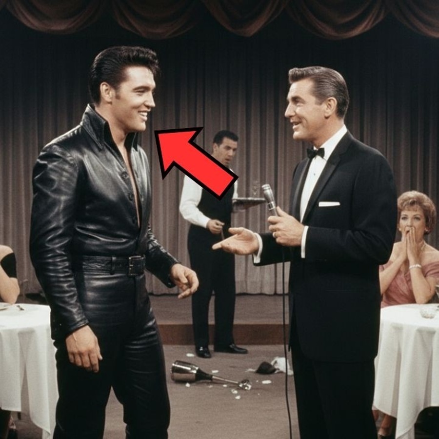 Elvis SMILED when Dean Martin challenged him — his comeback left the room silent D
