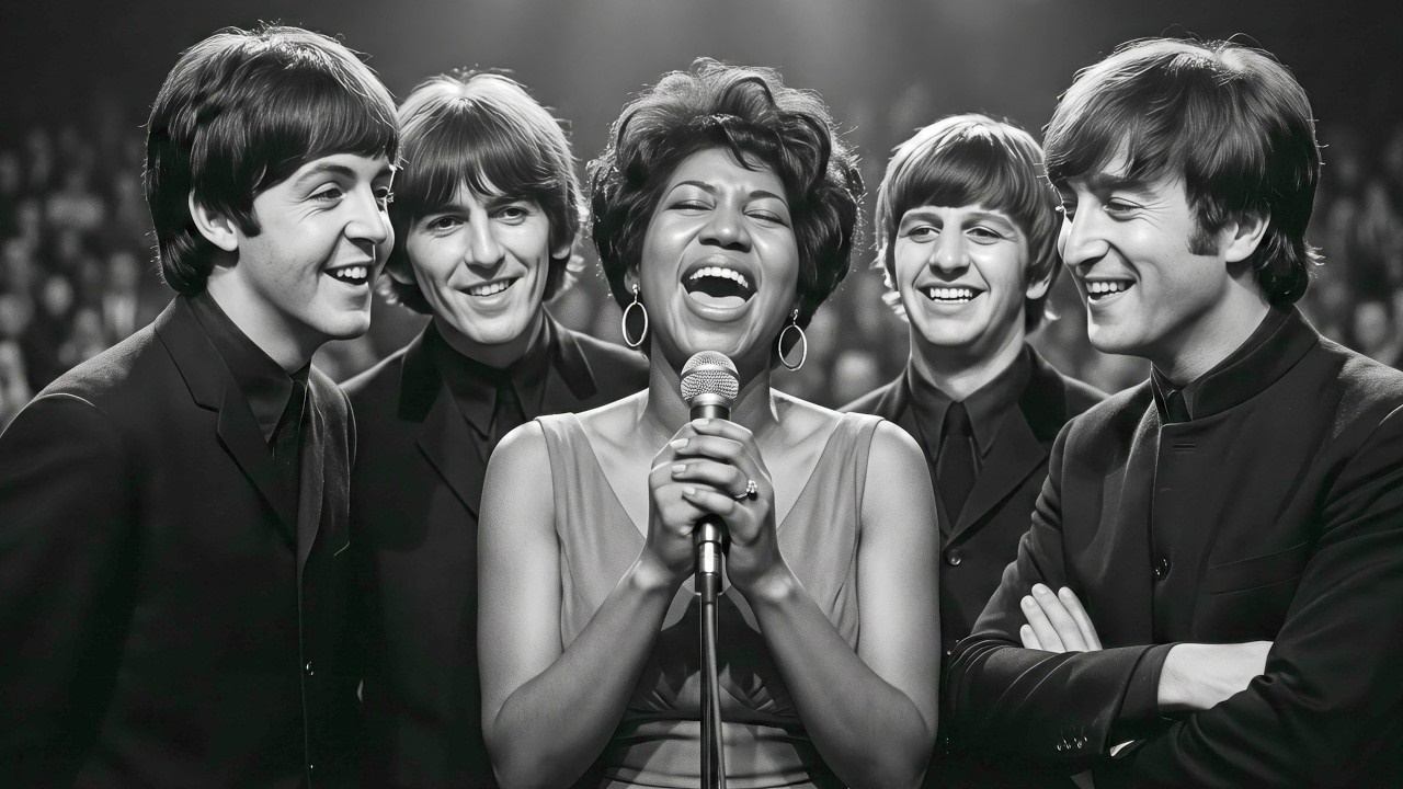 The Beatles Pulled Aretha From the Crowd Live — Her Voice BROUGHT 55,000 People to Their Feet D