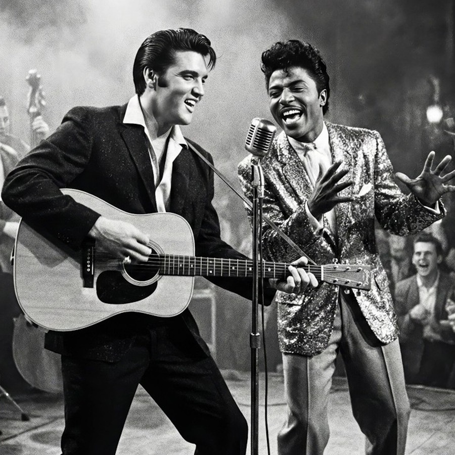 Little Richard Confronted Elvis Presley: “STEALING My Thunder!” – Response Created LEGENDARY Duet D