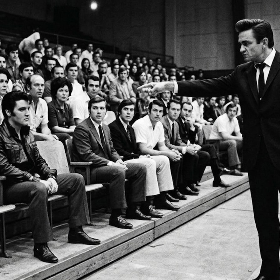 Johnny Cash Told Elvis Presley, “Sing 30 Seconds With Me, I’ll Call You Master” — 7 Seconds Later… D