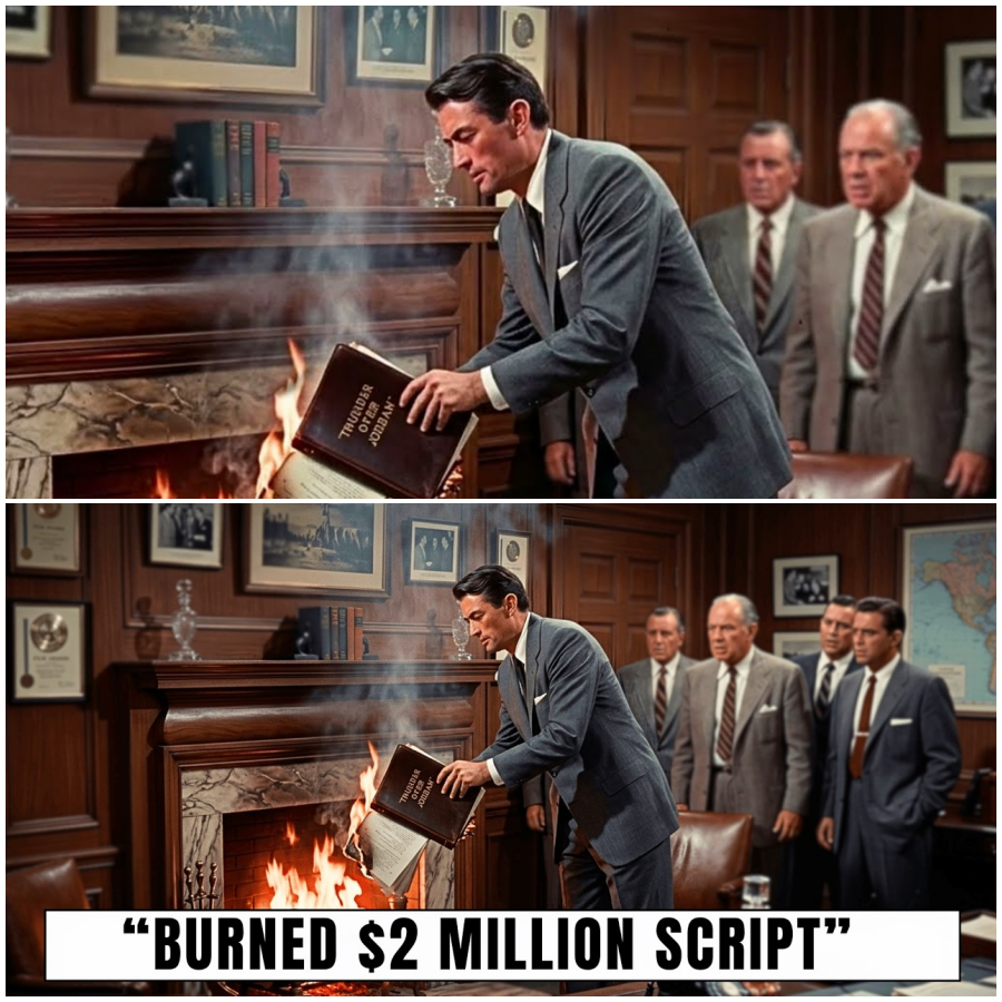 Gregory Peck BURNED This $2 Million Script—Studio Never Recovered From What He Did Next