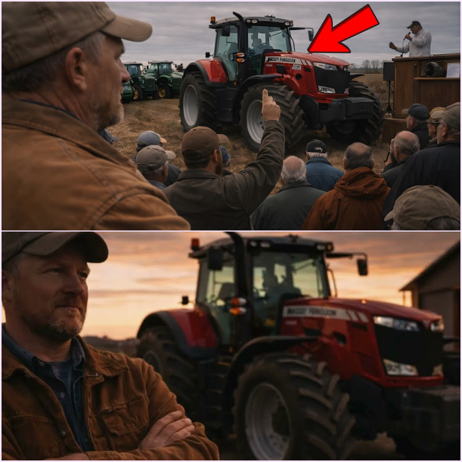 Massey Ferguson MF 9S — The Tractor That Ended 40 Years of Deere Loyalty at a Retirement Auction
