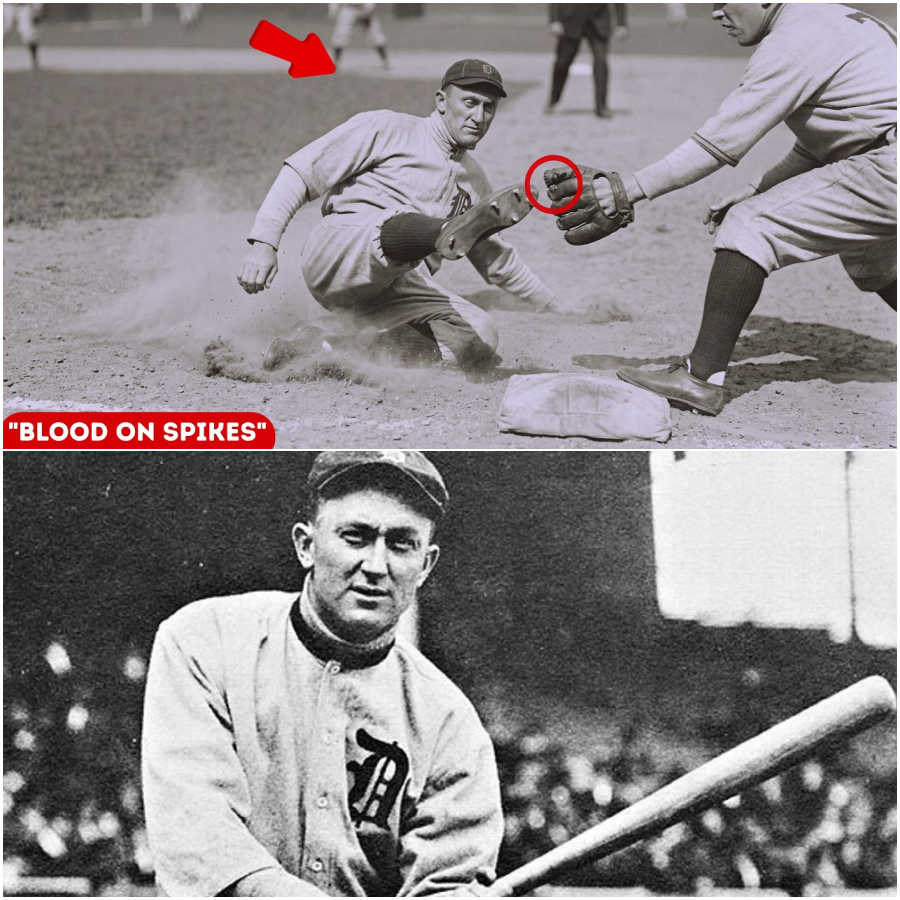 “Ty Cobb Sharpened His Spikes Every Night — Then He Made Players Bleed”