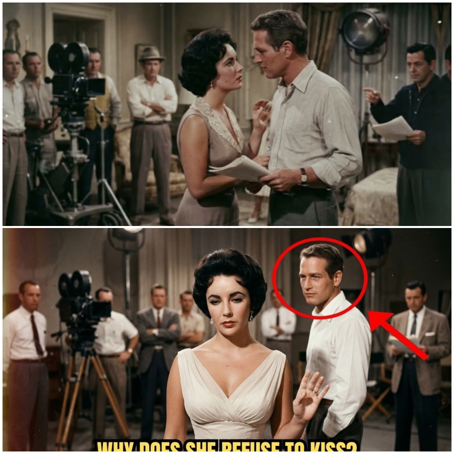 Elizabeth Taylor REFUSED To Kiss Paul Newman On Set — What He Did Next Made The Entire Crew Silent