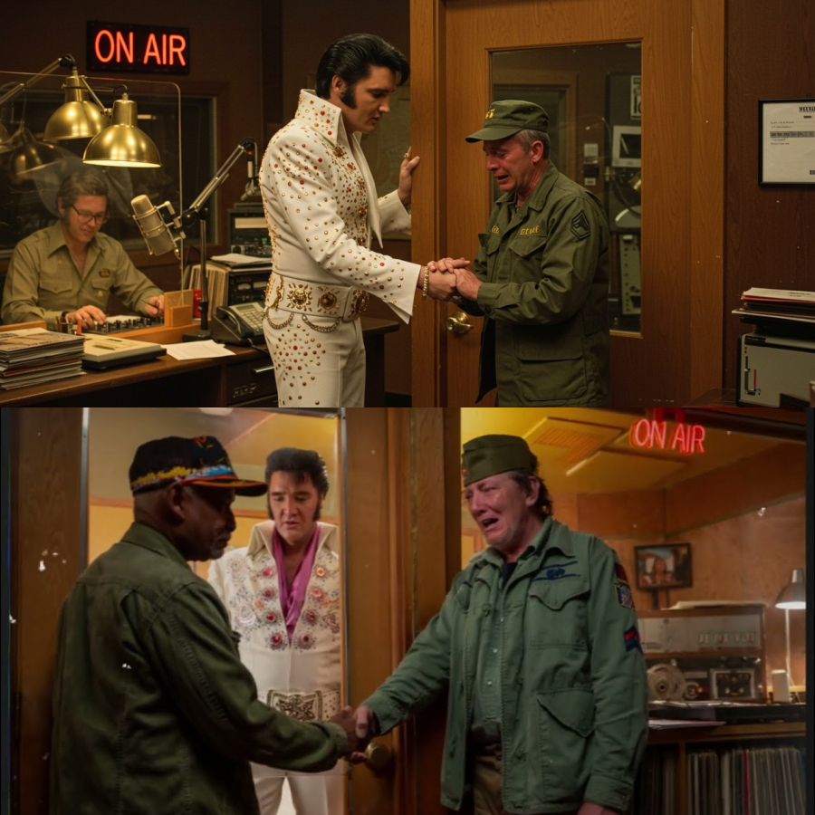 Elvis Presley STOPS interview for crying Vietnam vet — what he does next leaves studio in tears